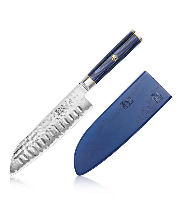 KITA  7” Santoku Knife w/ Sheath