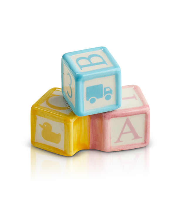 Nora Fleming Mini: Ohhh, Baby Blocks