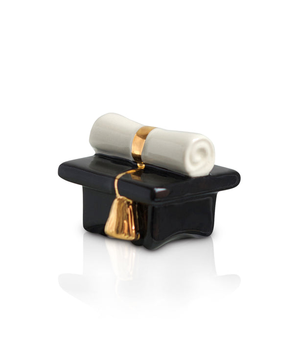 Nora Fleming Mini: Graduation Hat Top of the Hat