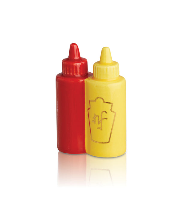 Nora Fleming Mini: Ketchup and Mustard