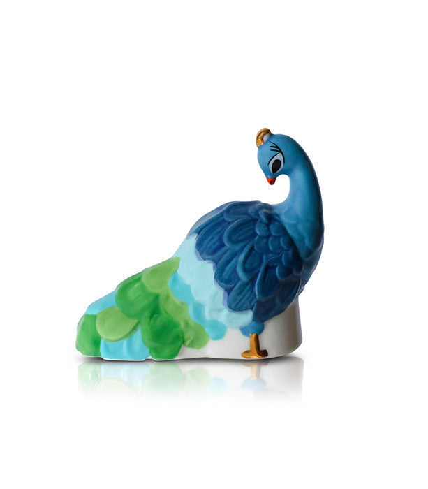 Nora Fleming Mini: Fancy Feathers (Peacock)