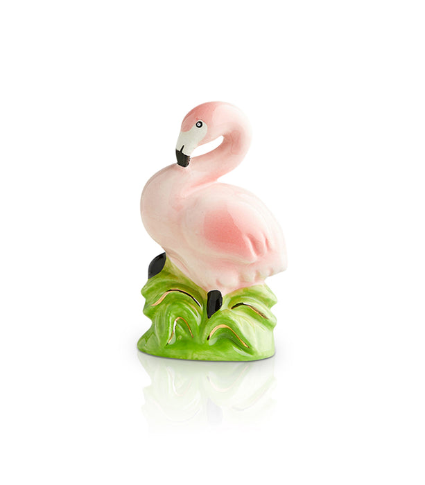 Nora Fleming Mini: Pink Flamingo