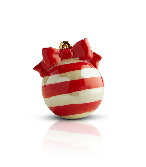 Nora Fleming Mini: Ornament Deck the Halls Red