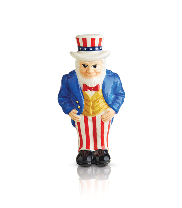 Nora Fleming Mini: Uncle Sam