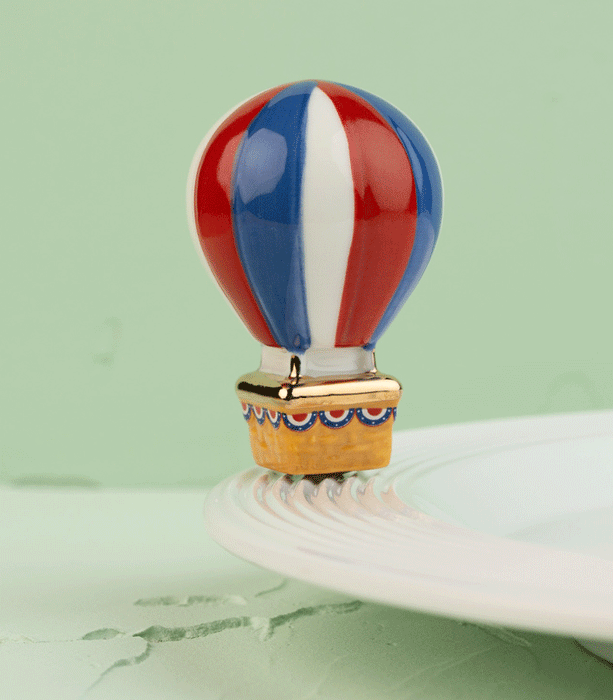 Nora Fleming Mini: Red, White, and Balloon