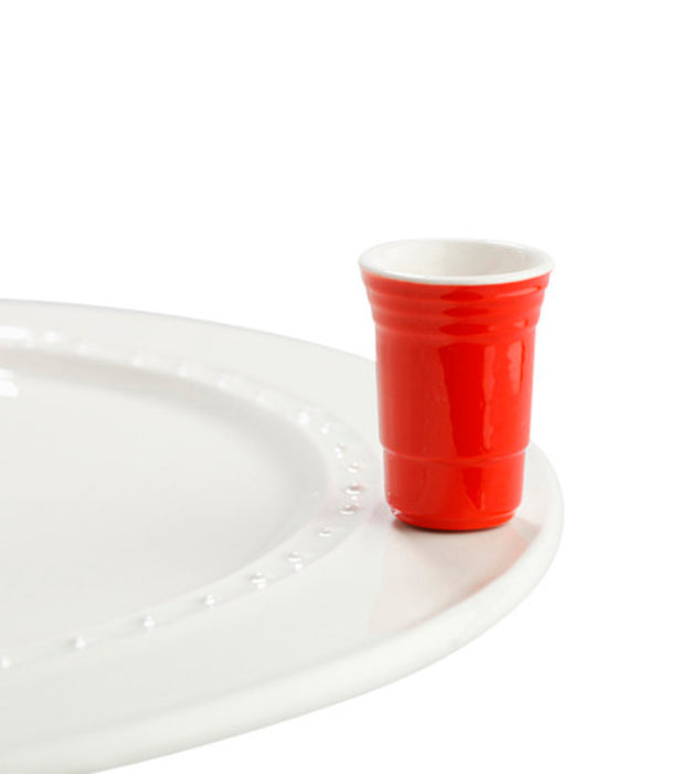 Nora Fleming Mini: Red Solo Cup
