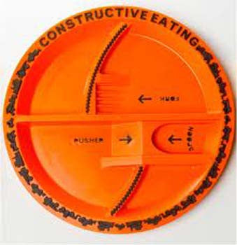Constructive Eating Plate for kids