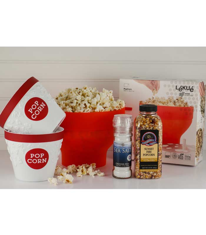 Microwave Popcorn Gift Kit  Olivelle The Art of Flavor