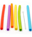 Set of 6 Silicone Smoothie Straws